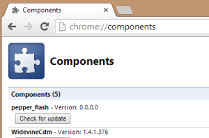 Chrome Components