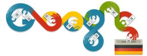 Google Doodle Bundestagswahl 2013