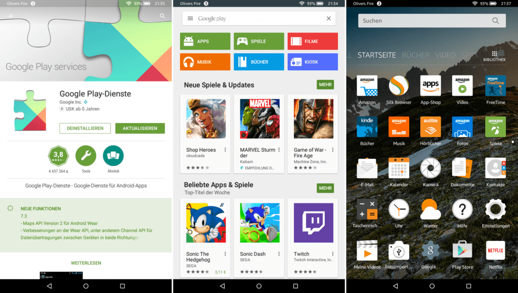 play store fire tablet