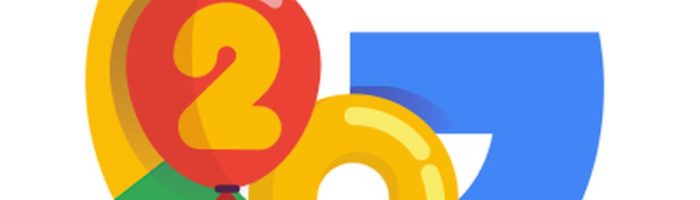 20 jahre google logo