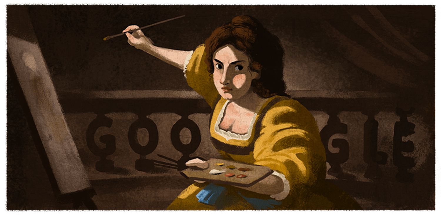 Artemisia Gentileschi Google Doodle 427 Geburtstag