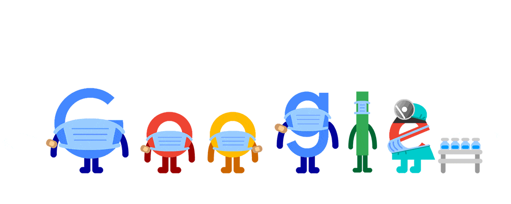 Corona-Impfung in meiner Nähe Google Doodle