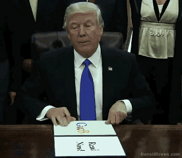 Donald draws