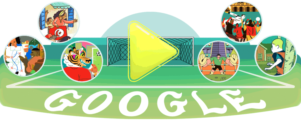 Fussball WM 2018 Google-Doodle Tag 10