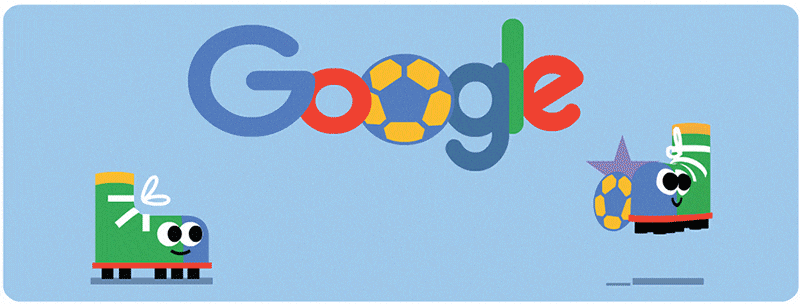 Fussball WM 2022 Google Doodle