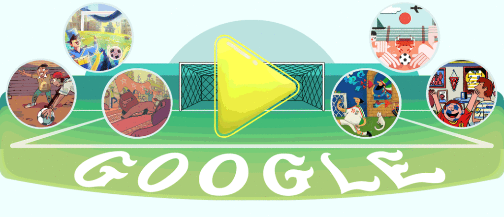 Fußball WM 2018 Google Doodle Tag 2