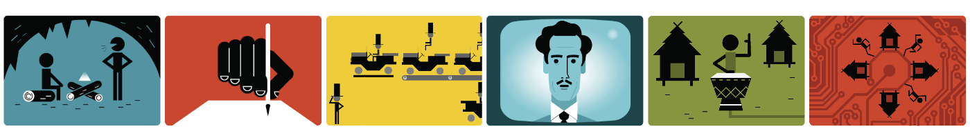 Google Doodle 106. Geburtstag von Marshall McLuhan