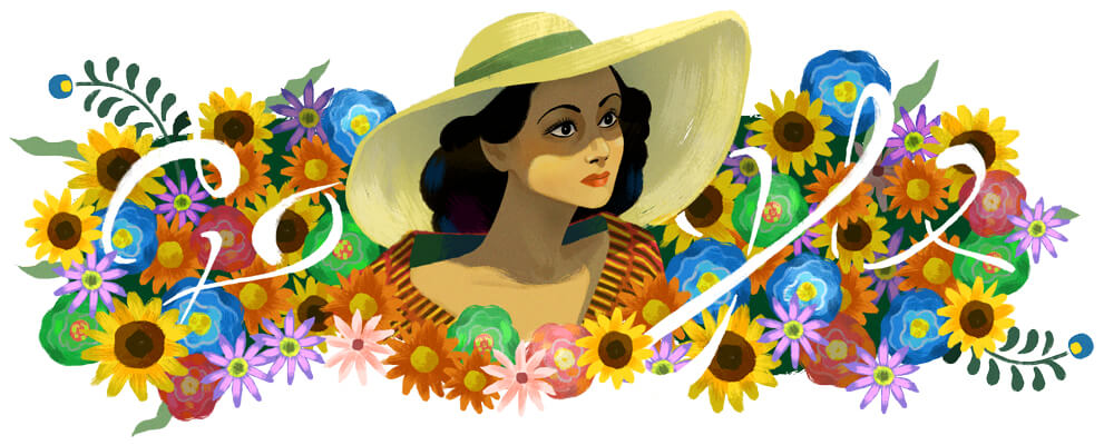 Google Doodle Celebrating Dolores del Río