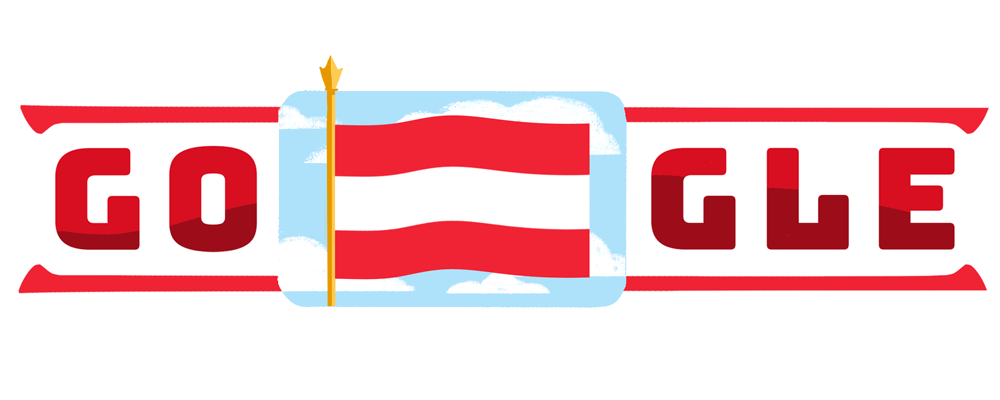 Google-Doodle Nationalfeiertag Österreich
