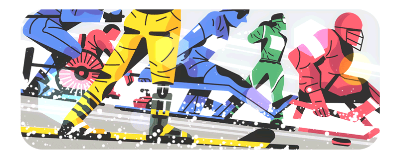 Google-Doodle Paralympics 2018