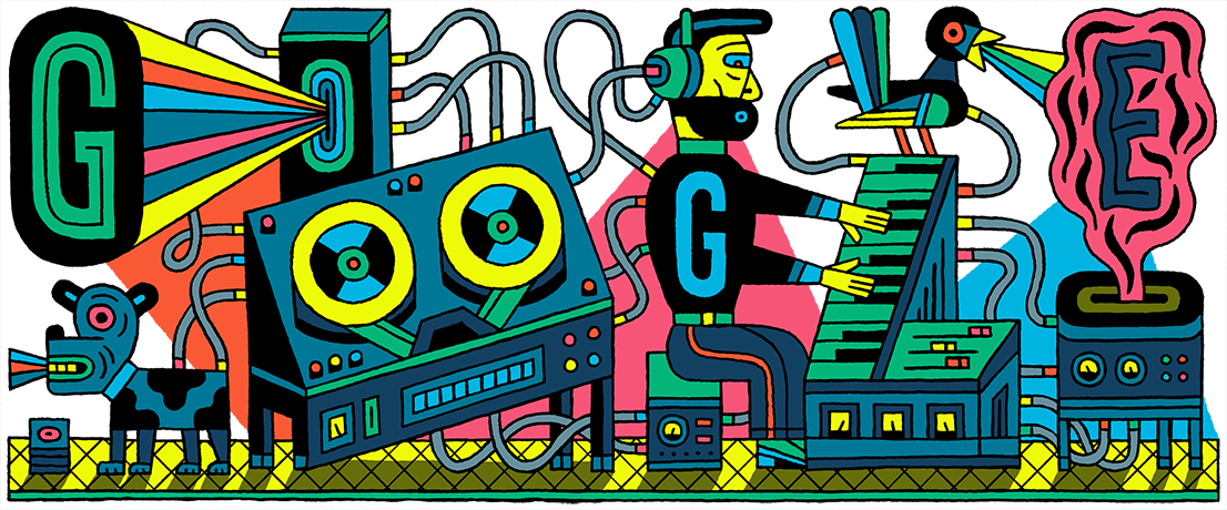 Google-Doodle Studio für elektronische Musik