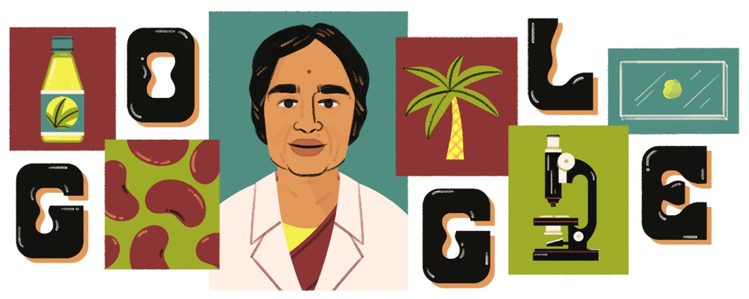 Kamala Sohonie Google Doodle