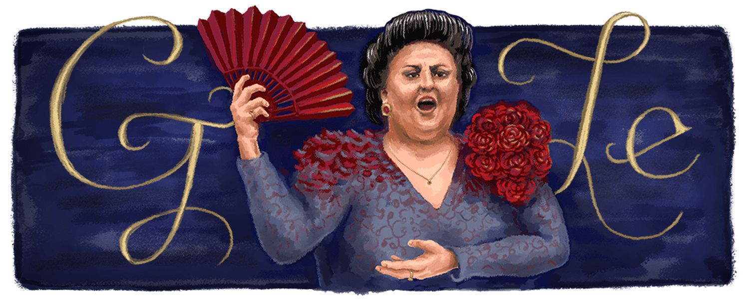 Montserrat Caballe Google Doodle