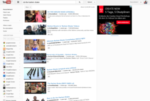 YouTube Easter Egg Harlem Shake