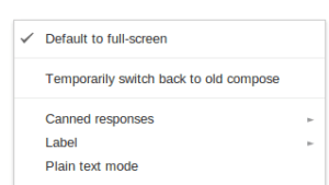 Vollbild als Standard in Gmail