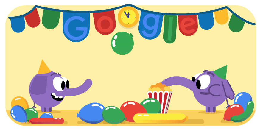 Silvester 2018 google doodle