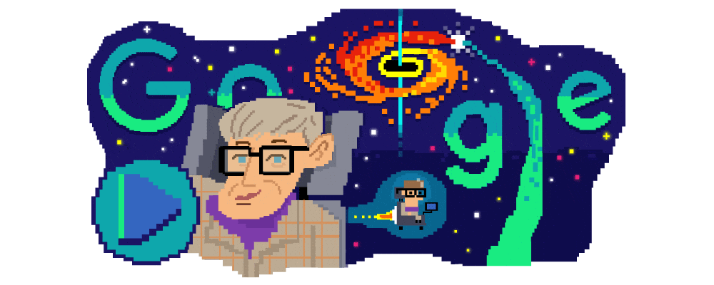Stephen Hawking Google Doodle 80 Geburtstag Video