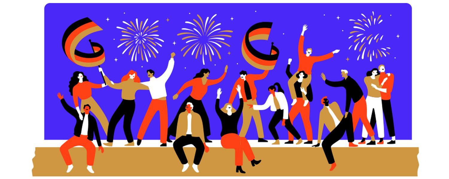 Tag der Deutschen Einheit 2019 Google Doodle