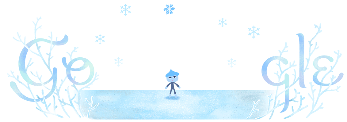 Winteranfang 2018 Google Doodle