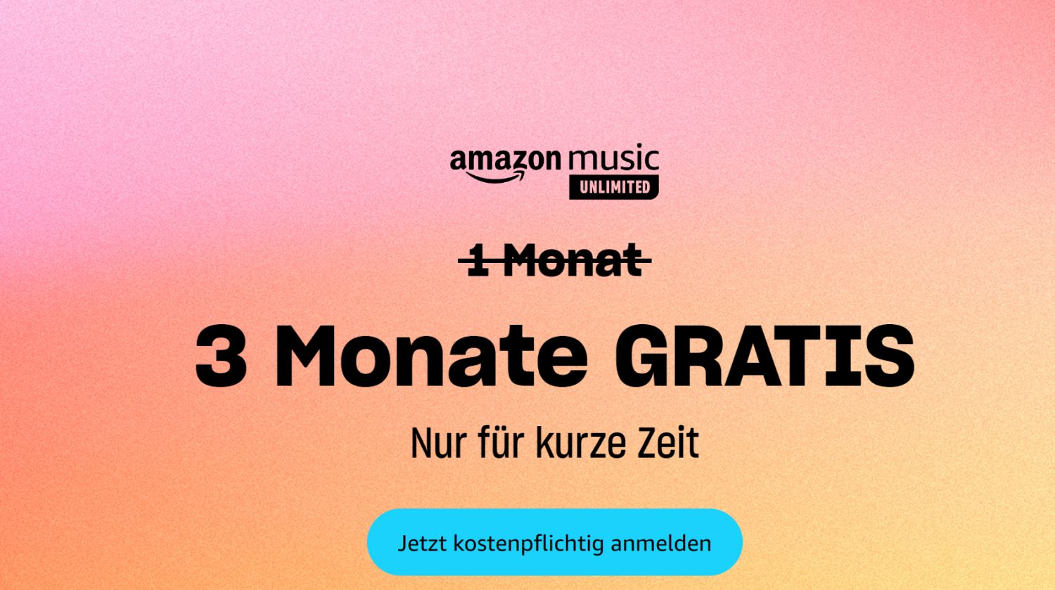 amazon music 3 monate gratis