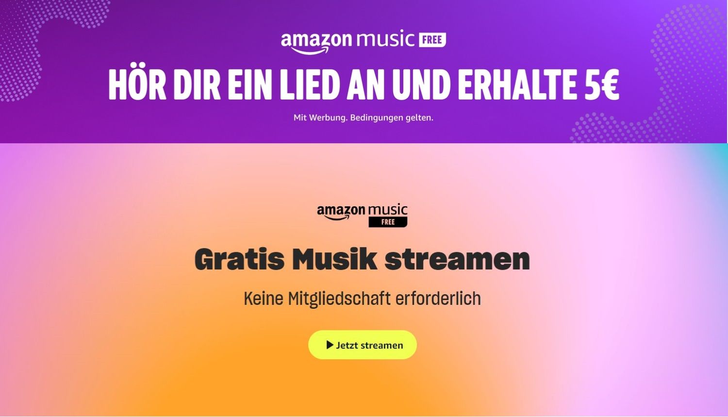 amazon music aktion gratis fuenf euro