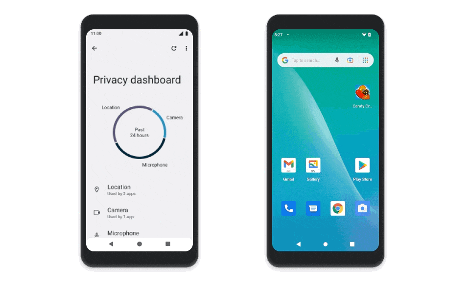 android 12 go privacy dashboard