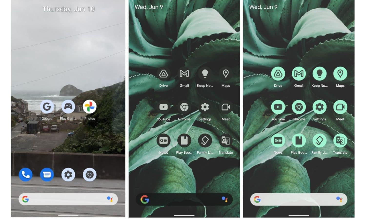 android 12 icons theming colors