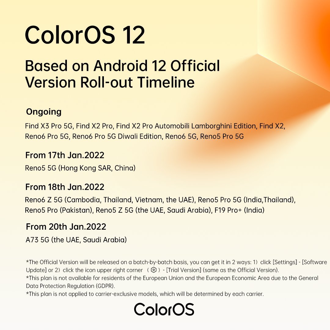 android 12 oppo coloros 12 2