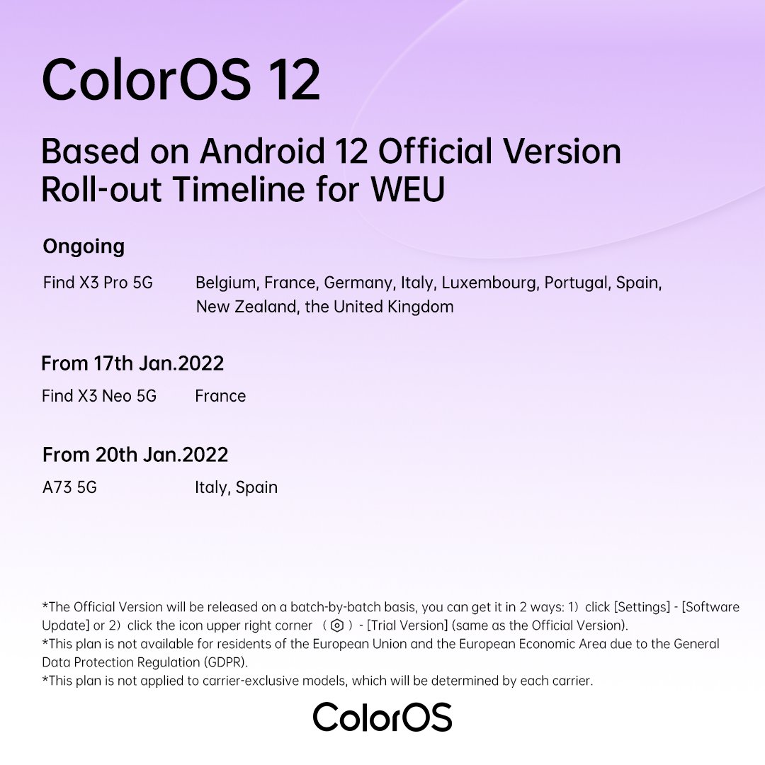 android 12 oppo coloros 12 3