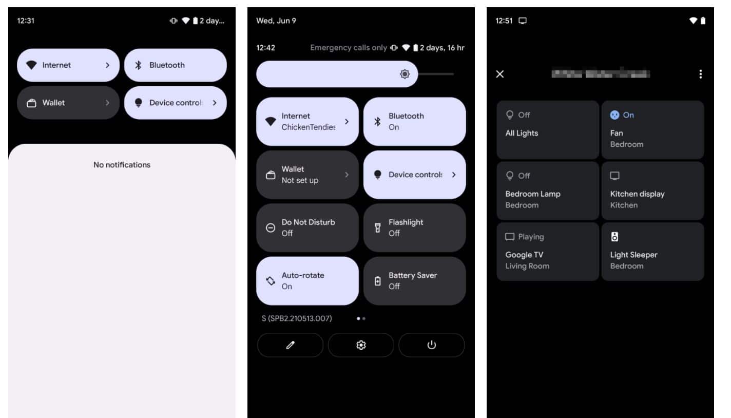 android 12 quick settings toggles