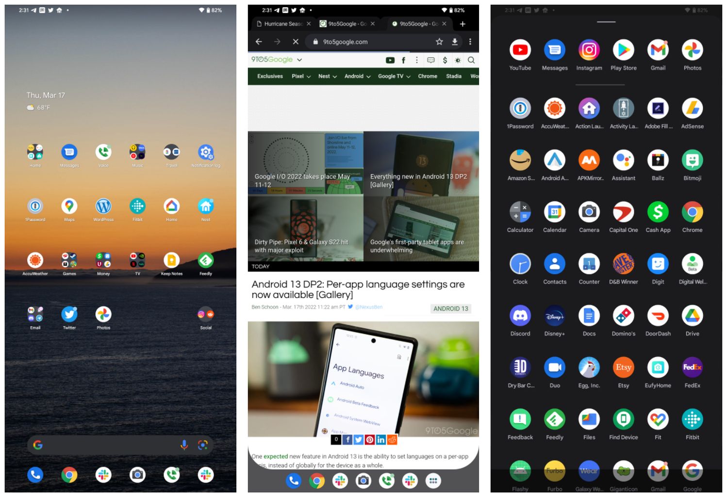 android 13 tablet design launcher