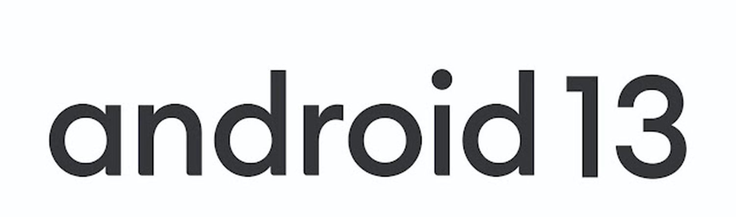 android 13 textlogo
