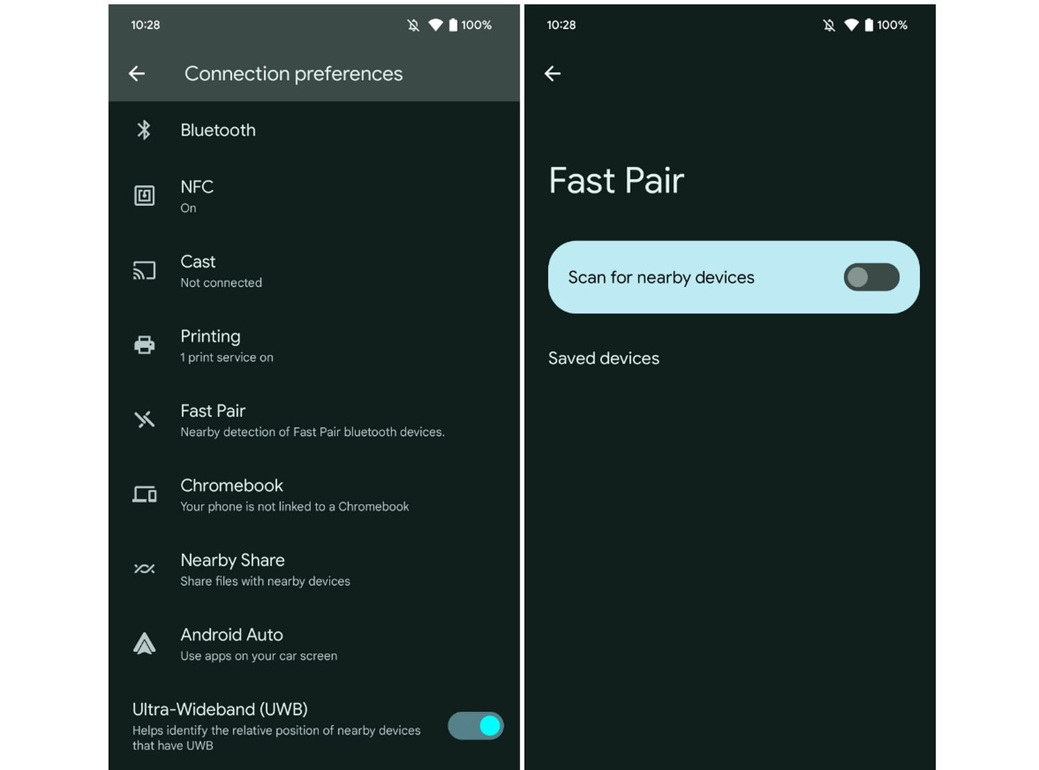 android 14 fast pair