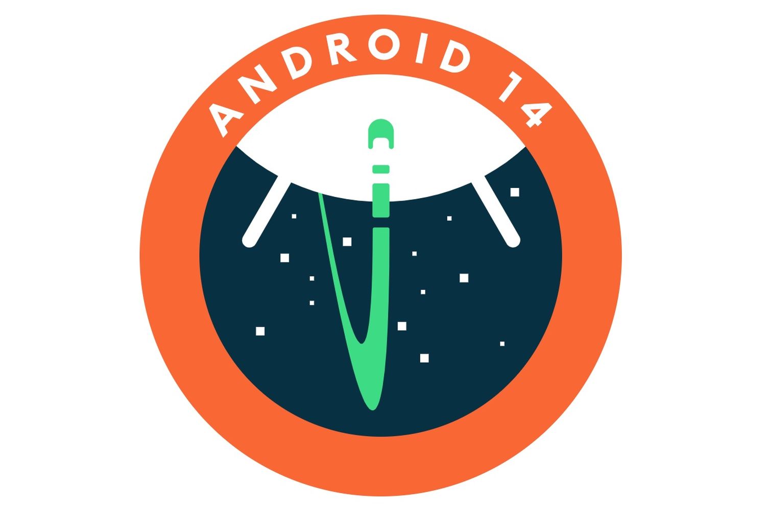 android 14 logo