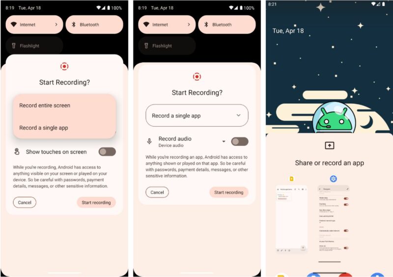 Epic Android Rover Screencasting Android 14: Neue Screencast-Funktion kommt; einzelne App oder gesamtes ...