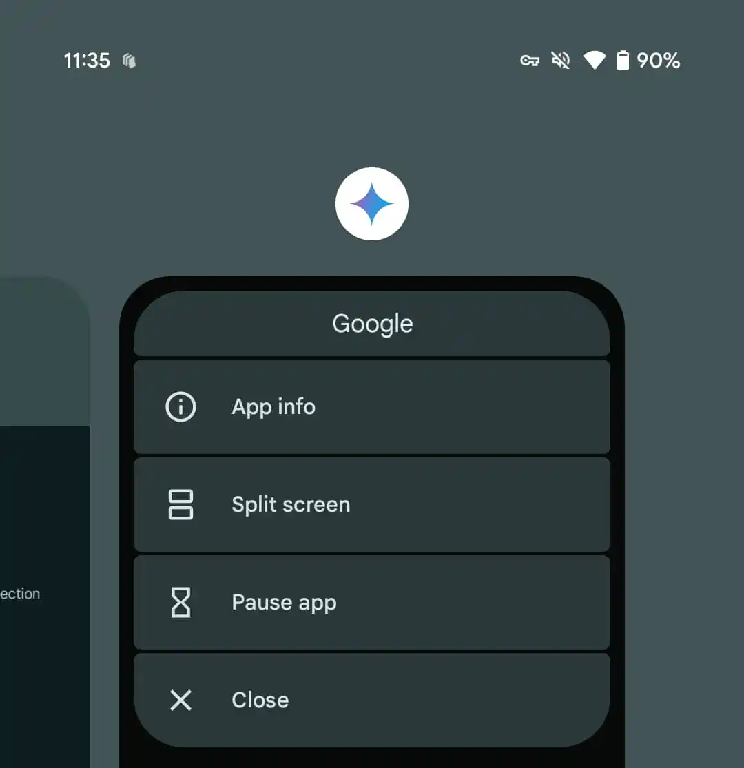 android 16 taskmanager close