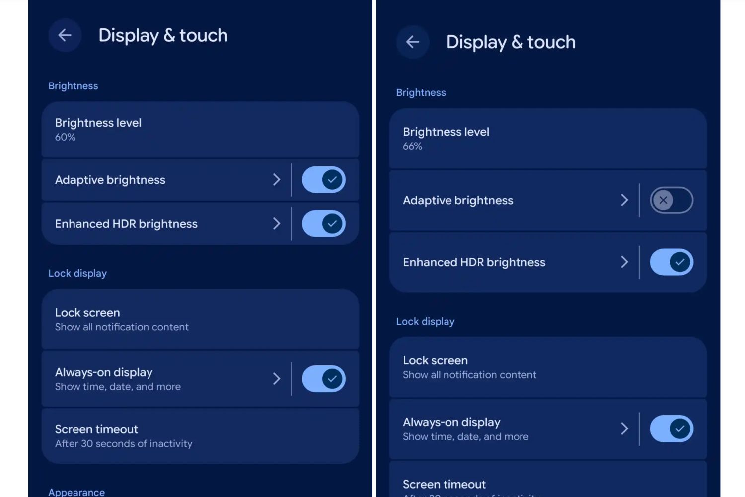android 17 qpr1 beta 4 settings