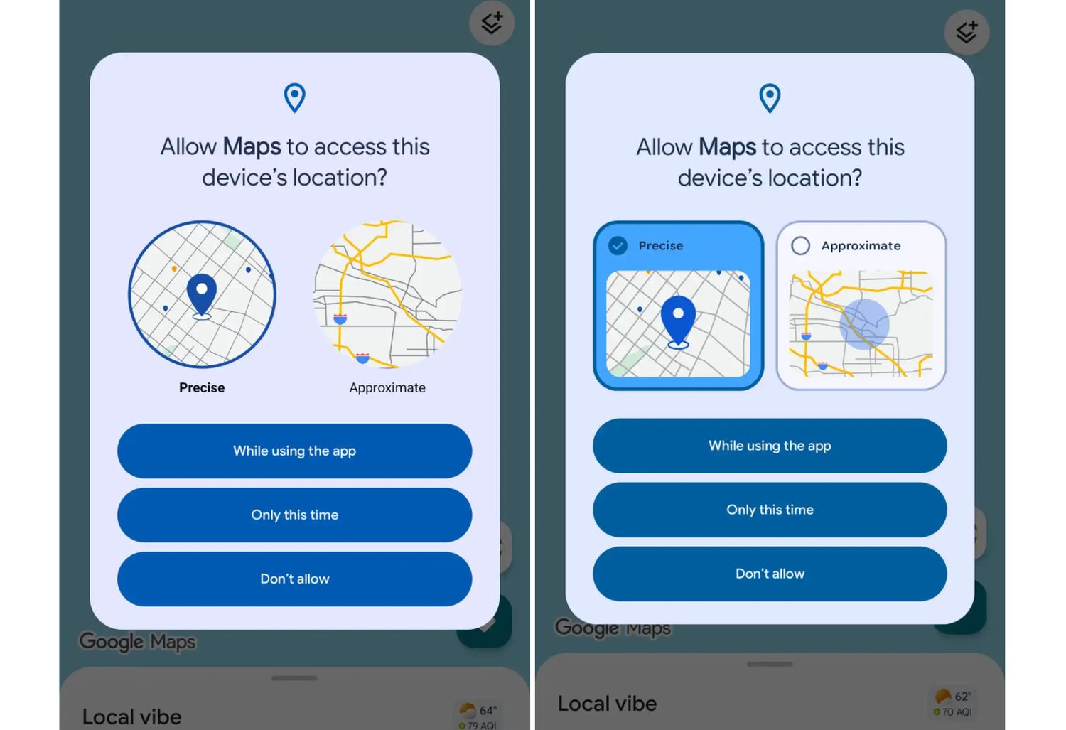 android 17 standortzugriff