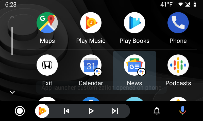android auto apps auswahl
