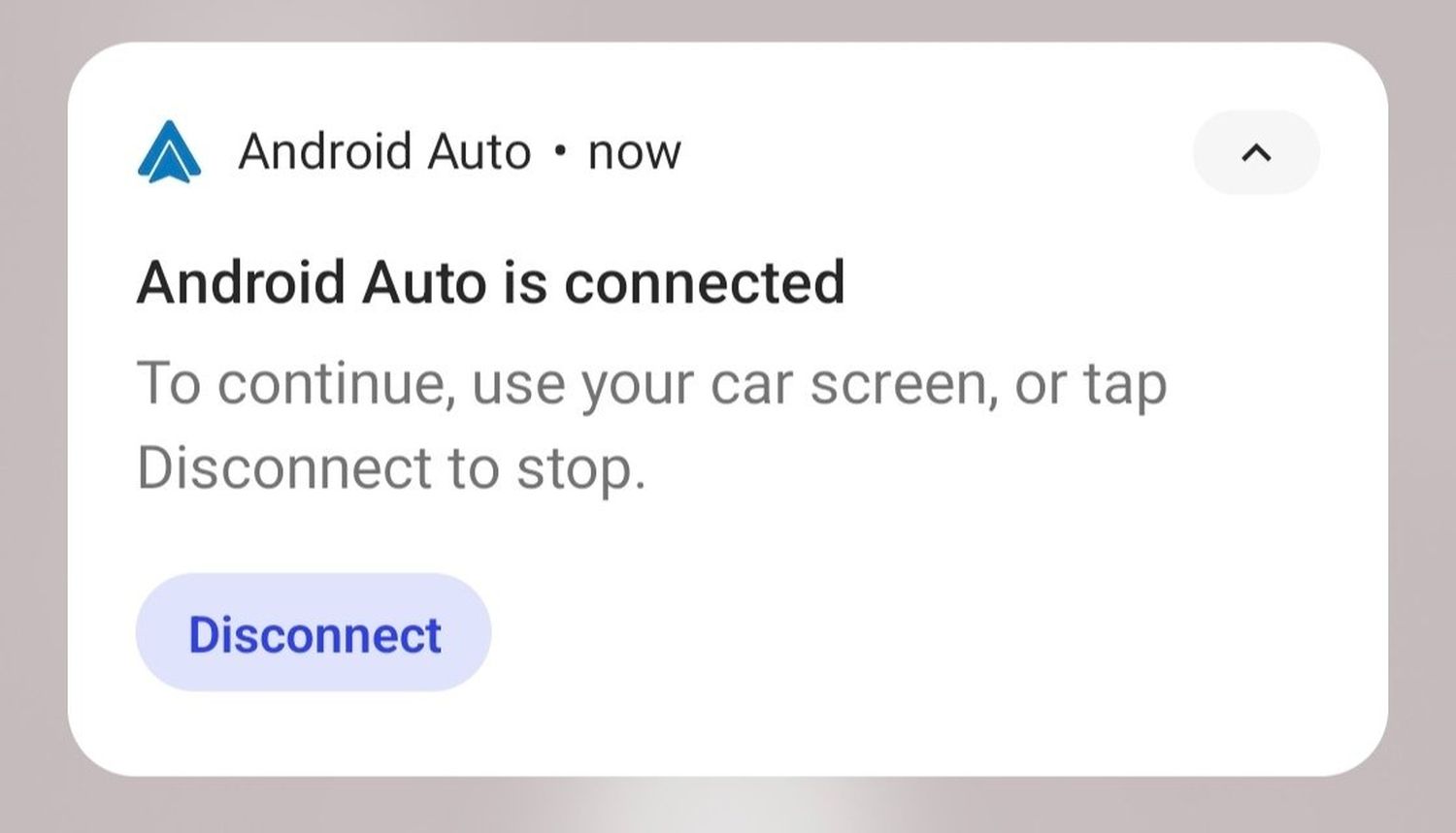 android auto disconnect