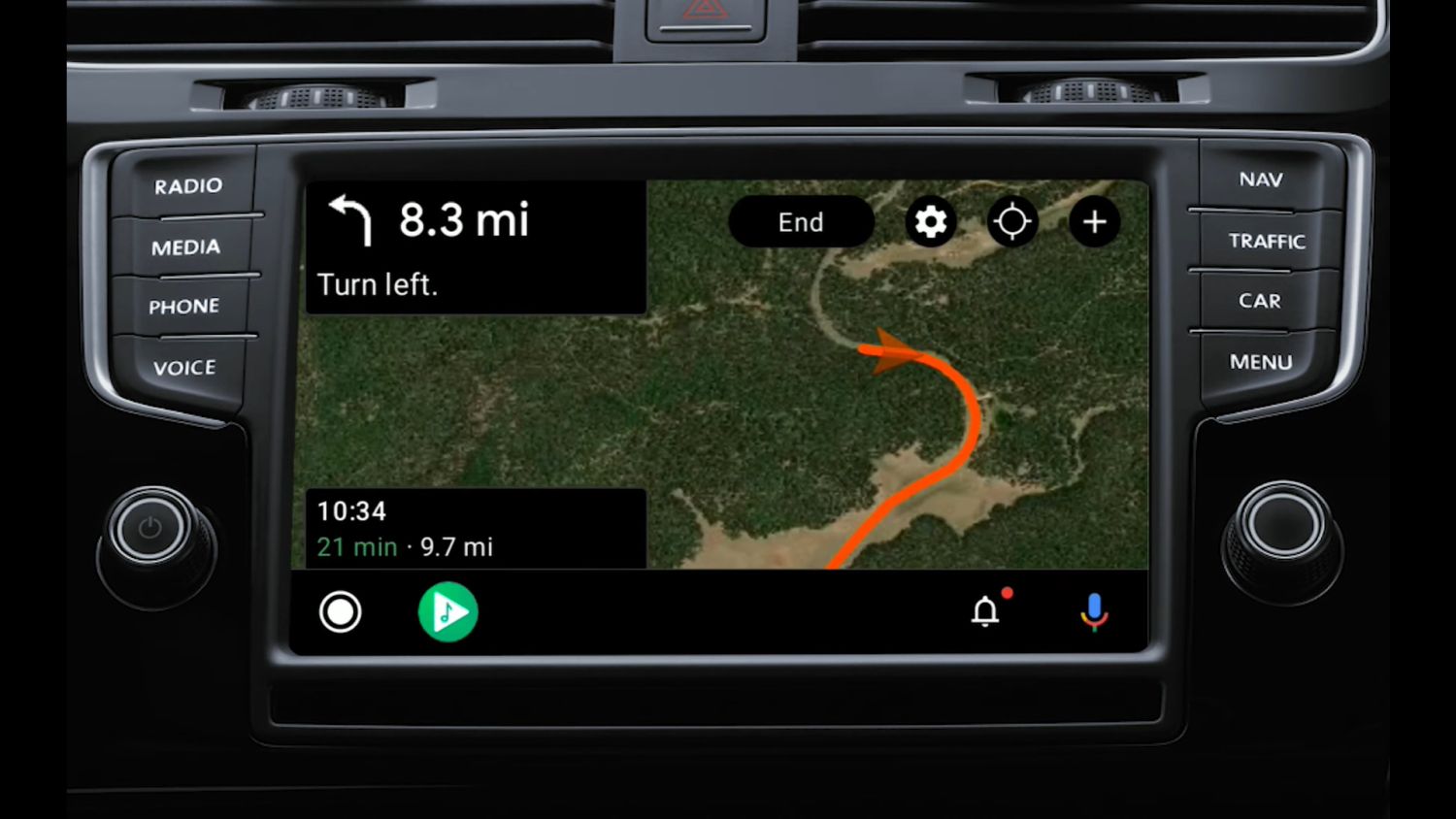 Android Auto Neue NavigationApp startet auf Googles Infotainment