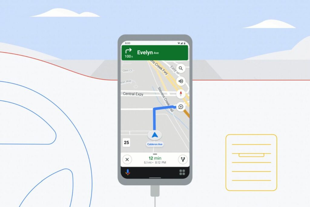 Fahrmodus Google Maps