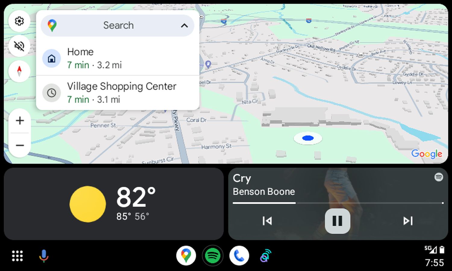 android auto google maps april 2024 1