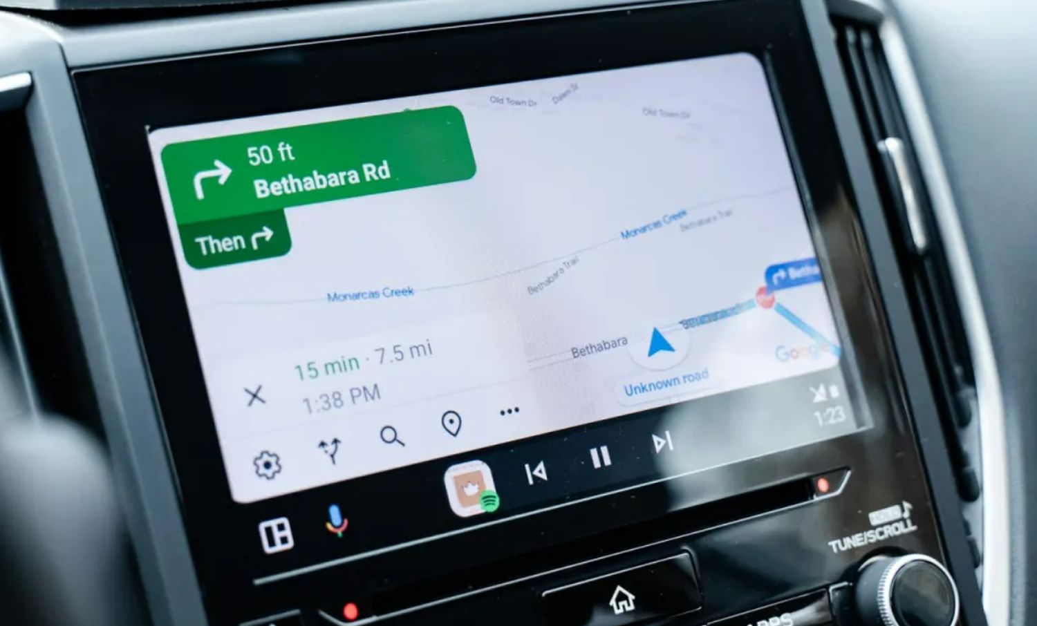 android auto google maps old