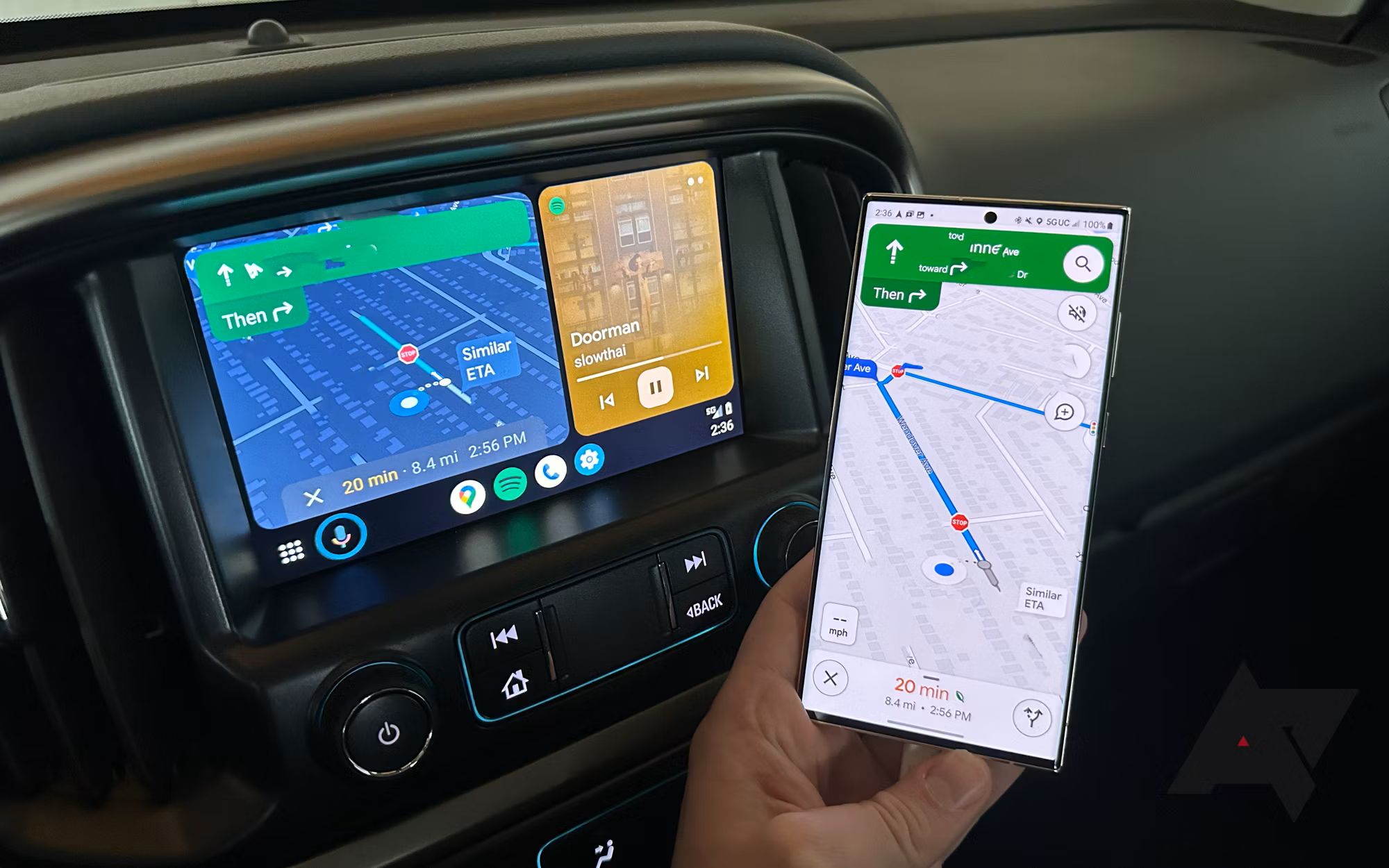 Google Maps In Android Auto Das Neue Kartendesign Kommt Jetzt Auch Auf 