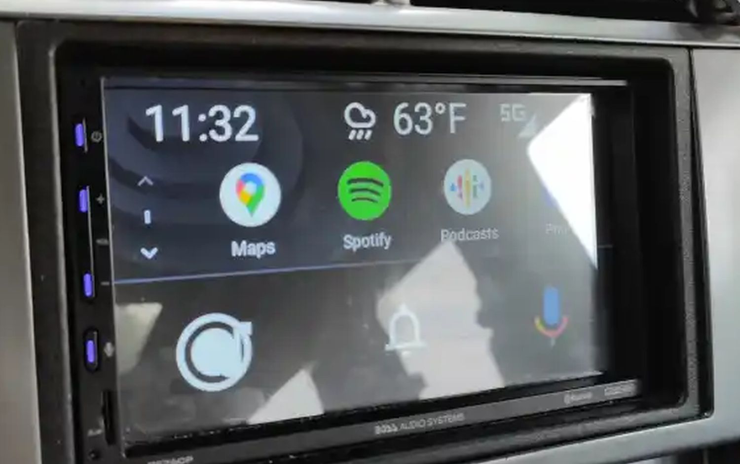 android auto icons sehr gross