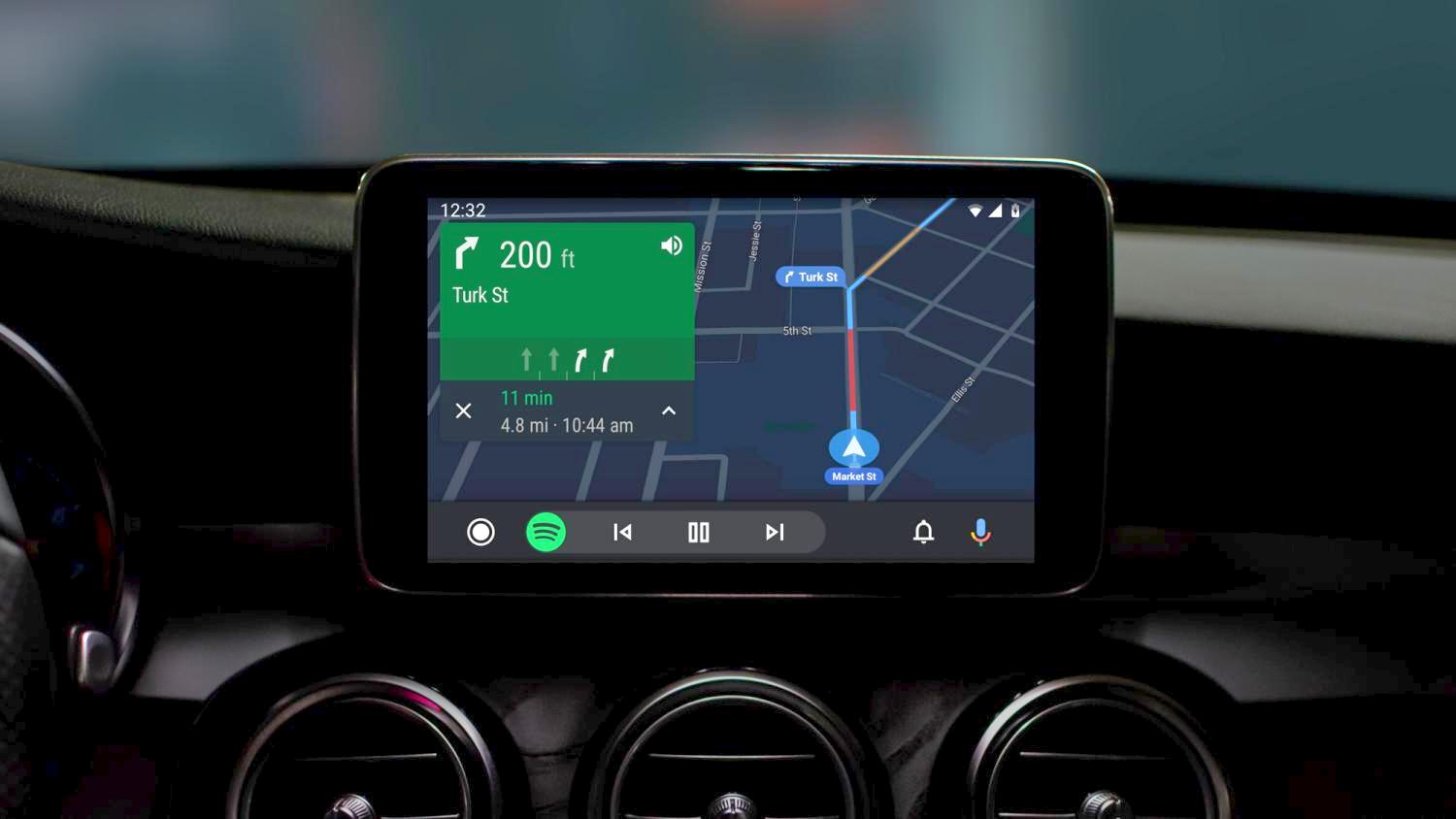 android auto maps preview