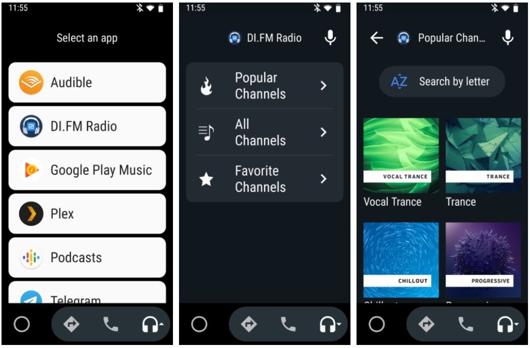 android auto musik digitally imported