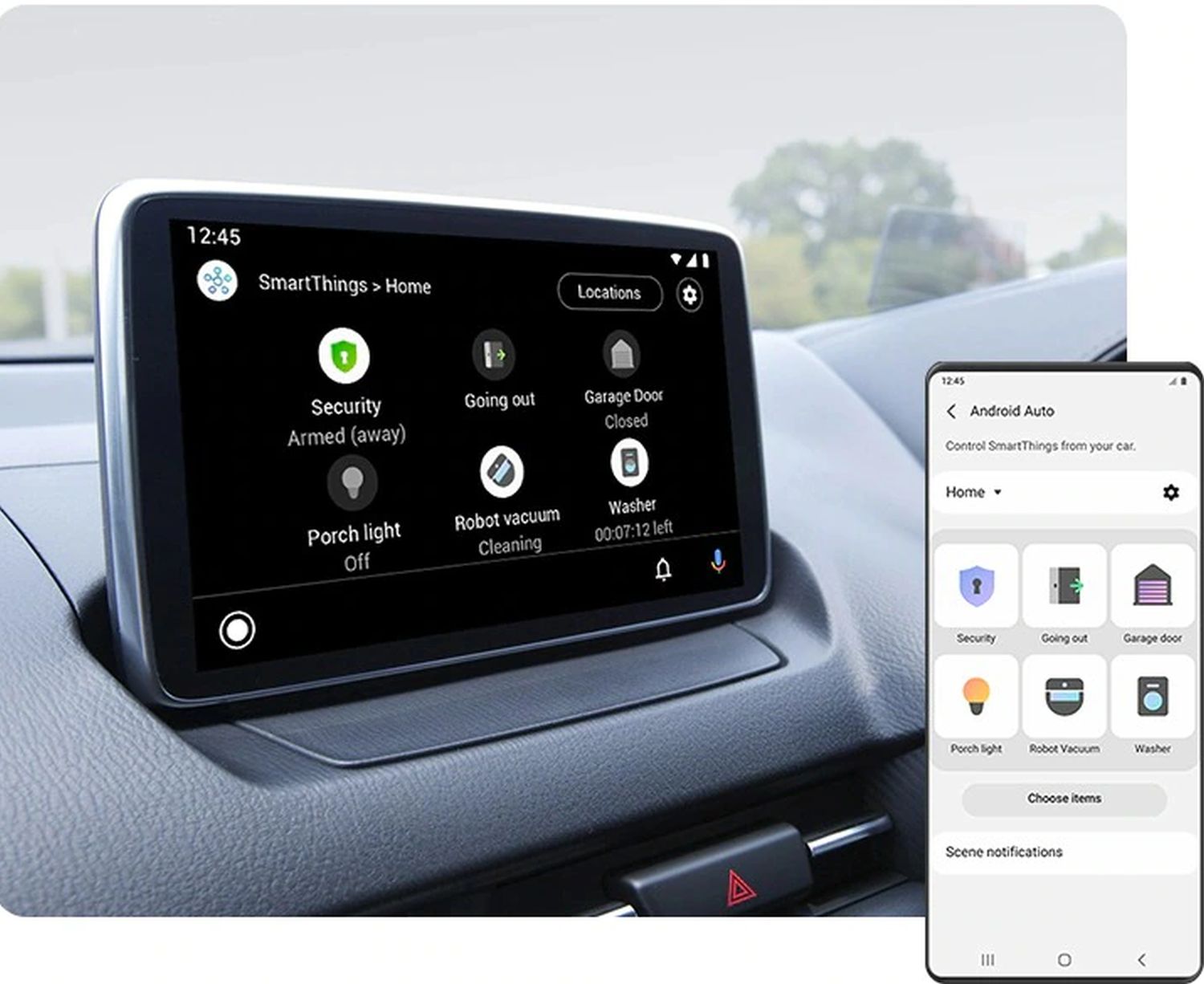 android auto smart home beispiel