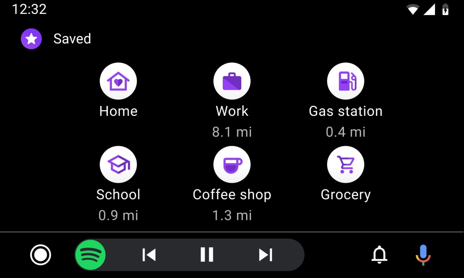 android auto smart home template